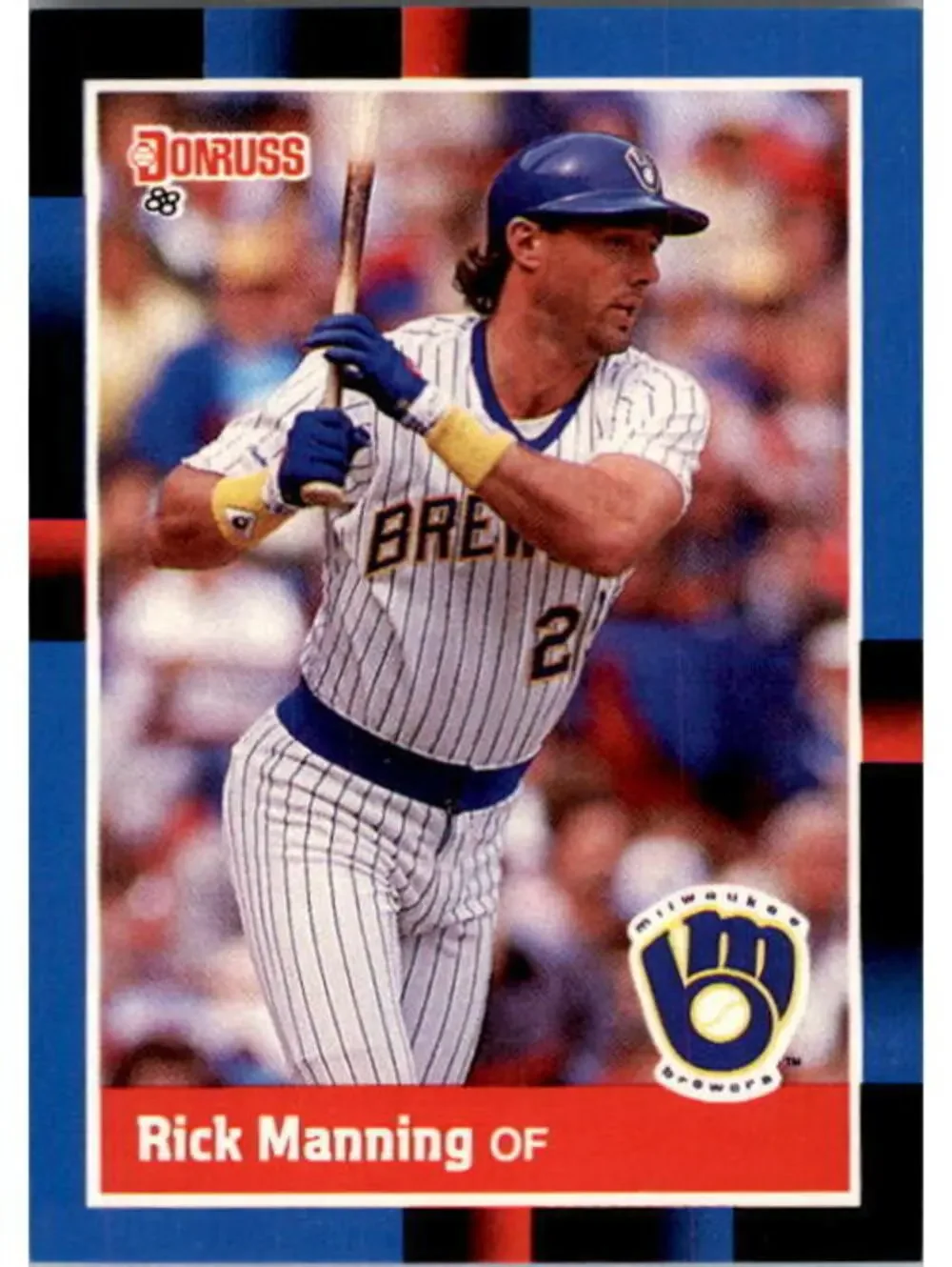 1988 Rick Manning Donruss Baseball Card #486